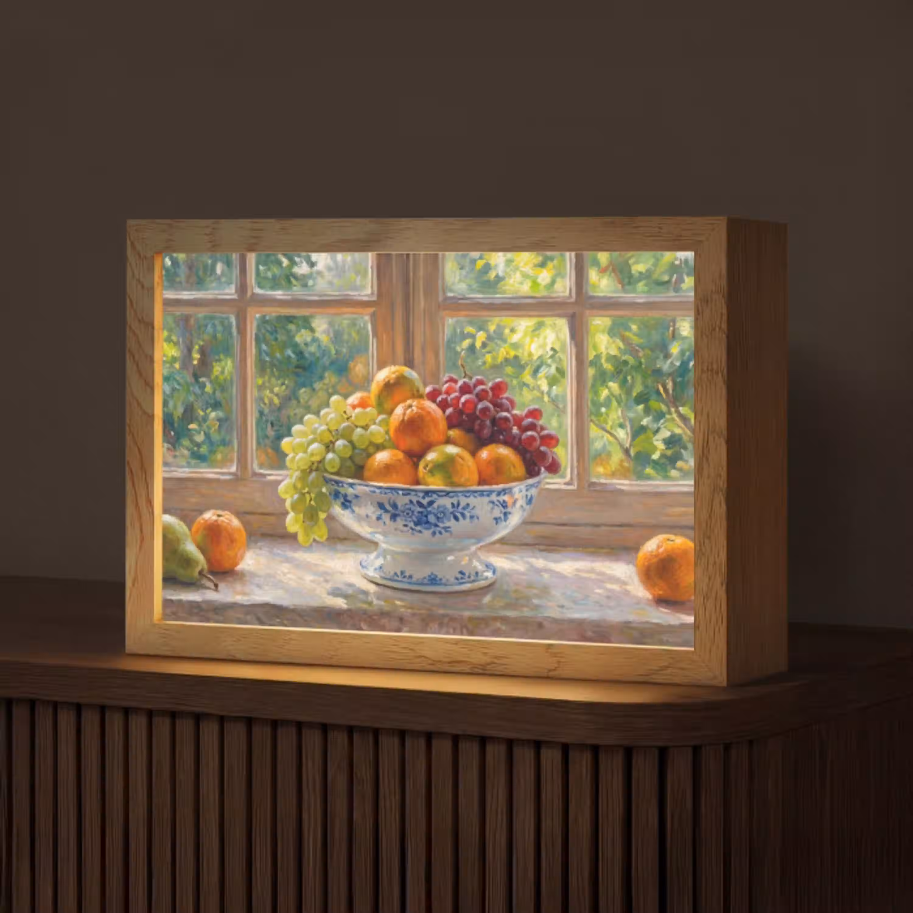 Fruit - Vensterbank - Natuur Light Box met kabel (Tafellamp) klein -z3d_website