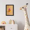 Badeend - Handdoek - Kleurrijk fotolijst zwart zonder passe partout klein -usfeer4_kinderkamer
