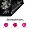 Bloemen - Vintage - Pastel - Zwart - Boeket Inductie beschermer vinyl 3mm middel -ysfeer4_website_FR