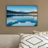 Landschap - Winter - Meer - Bergen - Uitzicht - IJs canvas 2cm klein -sfeer3