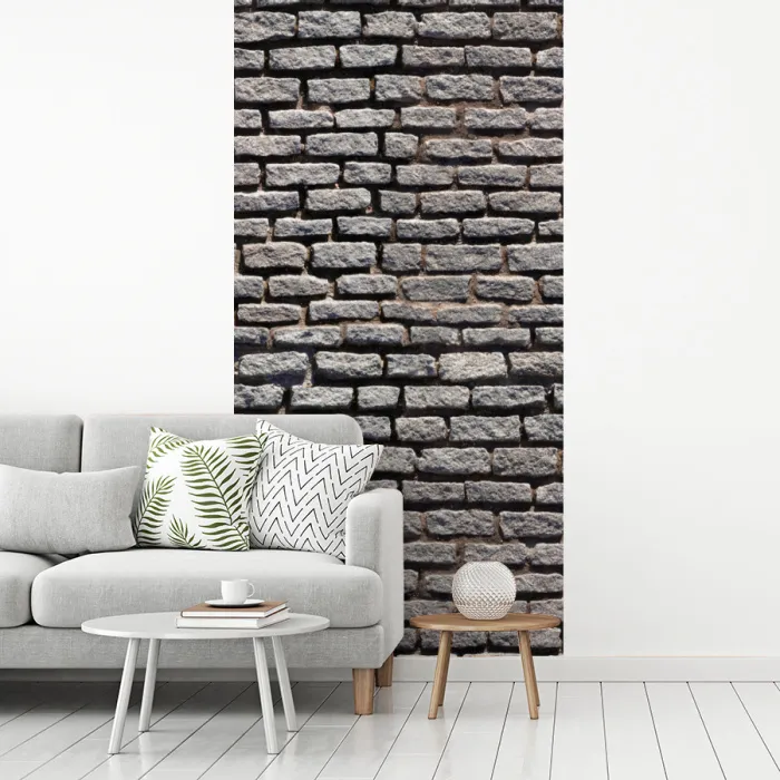 Bestraat - Robuust - Muur - Stenen fotobehang vinyl groot 64 -woonkamer