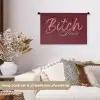 Bitch please - Rood - Blauw Wandkleed katoen klein -sfeer1