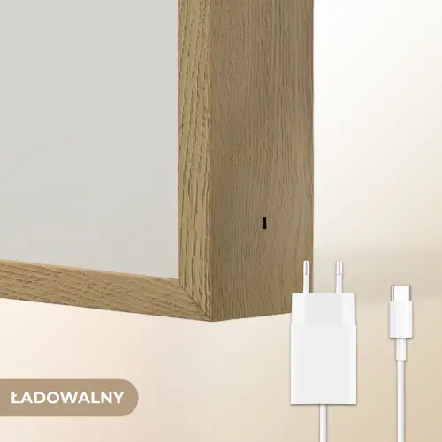 Dino  - Bloemen - Blauw Light Box met batterij (Wandlamp kind) middel -USP_websiteoplaadbaarNL
