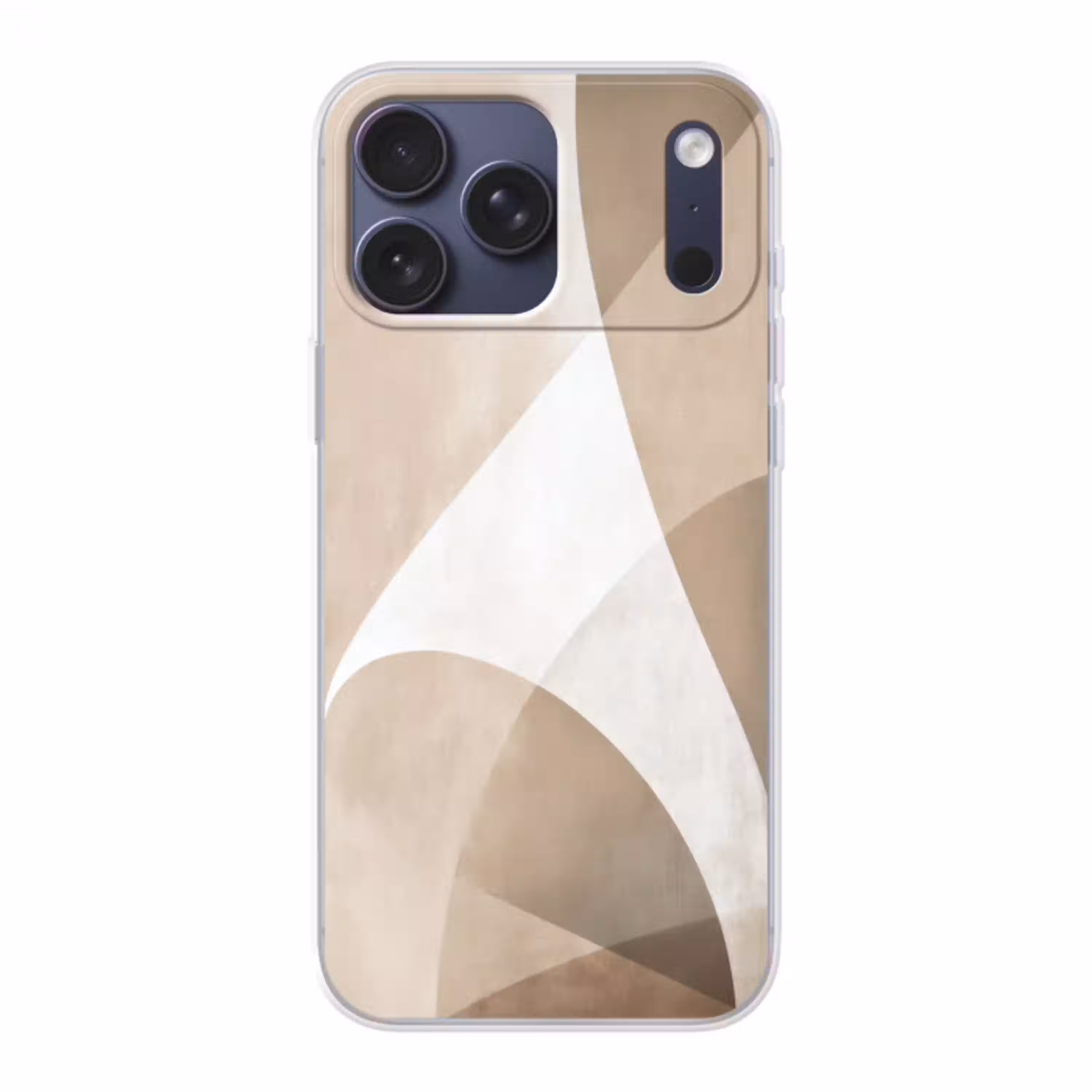 Vloeiende vlakken - Harmonieus - Golvend Telefoonhoesje iPhone 17 Pro Max klein -3d