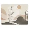 Japandi - Landschap - Beige muismat rubber klein -3d