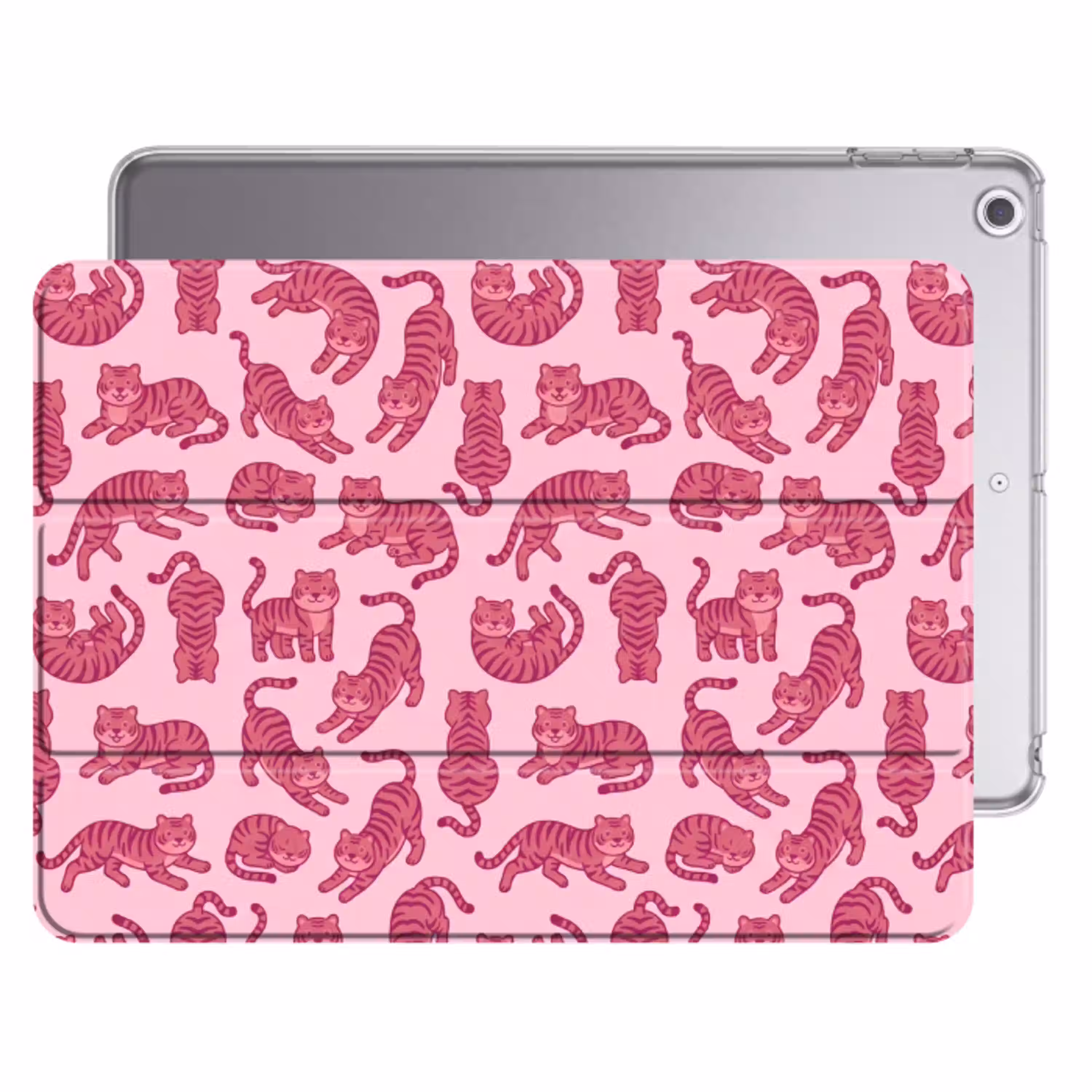 Dieren - Patroon - Roze - Speels - Cartoon Apple iPad 2017 middel -threedimensional_3d_global