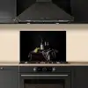 Druiven - Wijn - Rood - Tafel keuken achterwand spatscherm klein -sfeer1
