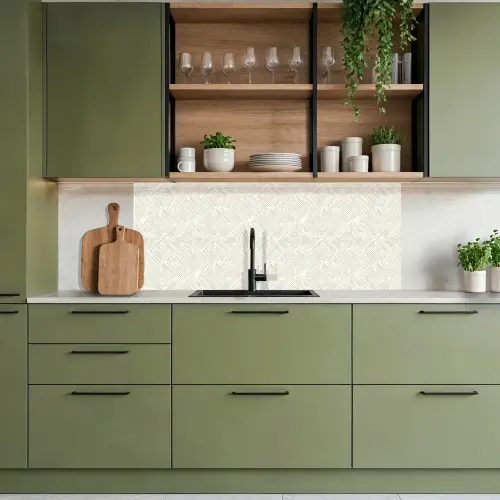 Abstract - Ruiten - Beige keuken achterwand 2 middel 871 -sfeer3