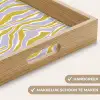 Zebra - Modern - Meerkleurig Dienblad Rechthoek middel 911 -USP_HandgreepNL