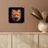 Graffiti - Vos - Zwart - Pop art plexiglas 5mm klein -sfeer5