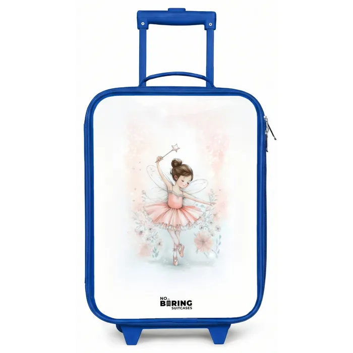 Ballerina - Elf - Fee Kinderkoffer - Blauw klein -zz3dotto
