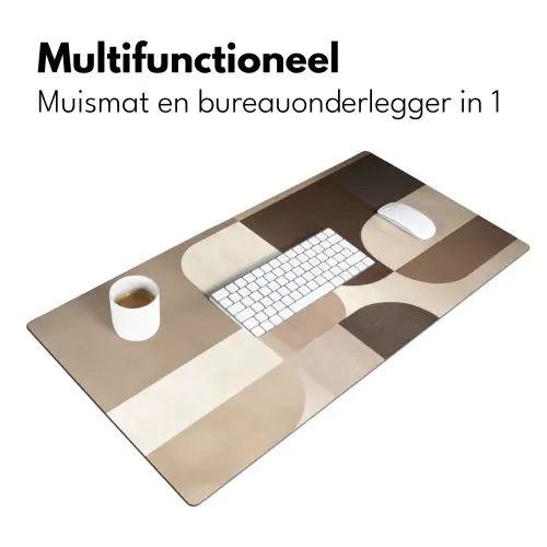Geometrisch - Geweven structuur - Modern Muismat XXL klein -sfeer4
