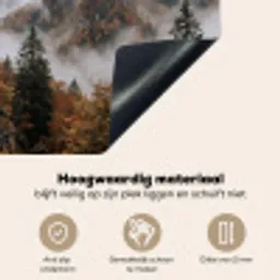 Bergen - Vallei - Mist - Herfst - Natuur Inductie beschemer met haakjes klein -ky-onderkant-nl