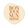Oranje - Quote - Sun Wandcirkel Organisch Plexiglas middel -3d