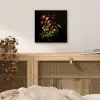 Bloemen - Vaas - Kleurrijk aluminium wit klein -sfeer3