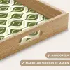 Patroon - Retro - Groen Dienblad Rechthoek middel 911 -USP_HandgreepNL