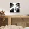 Gebouwen - Lucht - Zwart aluminium wit klein -sfeer3