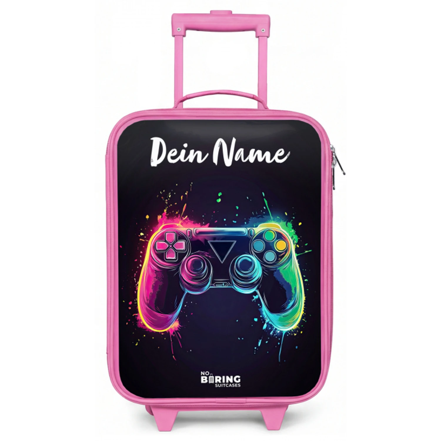 Neon - Controller - Verfspatten - Game Kinderkoffer - Roze klein -zz3dotto