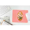 Illustratie - Bloemen - Rand - Roze muismat rubber klein -witbureau