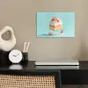 Slagroom - Taart - Blauw - Eten poster papier klein -sfeer1