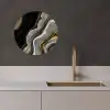 Gouden Marmer KitchenYeah - Keuken - Wandcirkel Forex klein -sfeer1