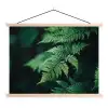 Varenblad - Groen - Structuur - Wazig textielposter latten blank klein -3d