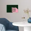 Donkergroen - Tekst - Schaduw - Grafisch poster papier klein -sfeer3