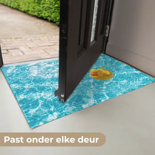 Badeend - Dobberen - Blauw Deurmat klein -USP_NL