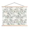 Boho - Jungle - Bloemen - Bladeren textielposter latten blank klein -3d