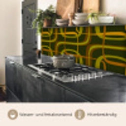 Jaren 70 - Retro - Groen keuken achterwand 2 middel 871 -usp_DE