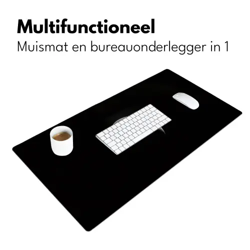 Maan - Hemel - Zwart - Schaduw Muismat XXL klein -sfeer4