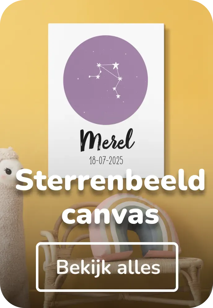 Sterrenbeeld canvas