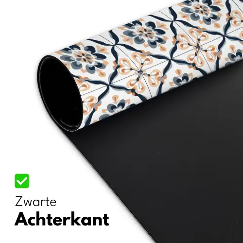 Bladvorm - Patroon - Kleurrijk Muismat XXL klein 681 -sfeer2