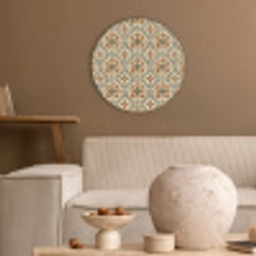 Elegant - Antiek - Kleurrijk Akoestische PET Vilt - Rond klein 838 -sfeer1