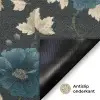 Botanisch - Bloemen - Blauw Deurmat klein 898 -antislip_NL