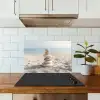 Stenen - Stapel - Zand - Zee keuken achterwand spatscherm klein -sfeer2