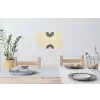 Geometrische bogen - Minimalistisch - Symmetrisch Muursticker klein -eettafel