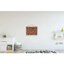 Houtblokken - Textuur - Patroon - Bruin - Rustiek textielposter latten blank klein -kinderkamer