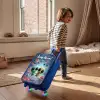 Vrolijke buitenaardse vrienden Kinderkoffer - Blauw klein -sfeer1