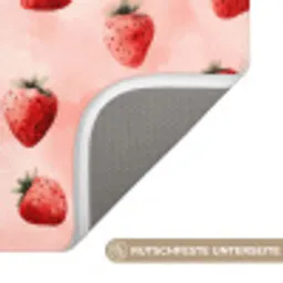 Aardbei - Patroon - Roze Badmat klein 997 -USP_AntislipDE