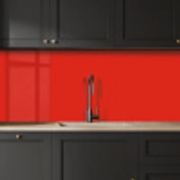Rood - Kleur - Effen keuken achterwand 2 middel 871 -sfeer1