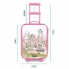 Dierlijke fantasiestad Kinderkoffer - Roze klein -productfoto_formaten
