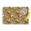 Druppels - Organisch - Goud Placemat vinyl groot 368 -zzzproduct_Kitchenyeah-website