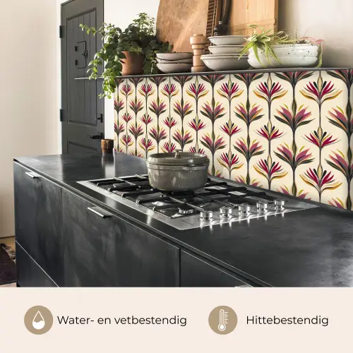 Waaier - Motief - Kleurrijk keuken achterwand 2 middel 871 -usp_NL