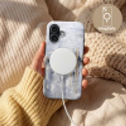 Abstract - Structuur - Goud - Grijs - Modern Toughcase MagSafe Apple iPhone 17 klein -USP_MagsafeV