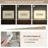 Karma - Luipaardprint - Geel Light Box met kabel (Tafellamp) klein -USP_dimbaarNL