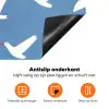 Vogels - Wit - Patroon Inductie beschermer vinyl 3mm klein -zzzzzzz-td-onderkant