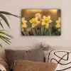 Bloemen - Geel - Wazig canvas 2cm klein -sfeer1