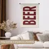 Japandi - Beer - Red - Retro Wandkleed katoen klein -sfeer1