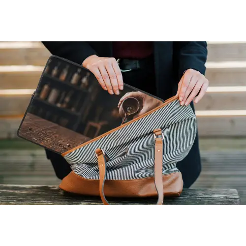 Espresso - Melk - Café laptophoes neopreen klein -tas
